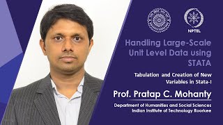 Lecture 17: Tabulation and Creation of New Variables in Stata-I