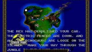 Jurassic Park Intro Alan Grant Sega Genesis