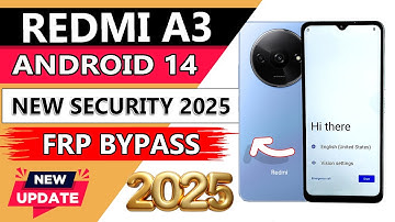 Redmi A3 2025 Frp Bypass/Unlock Google A/c Without Pc - Google Account Frp Bypass Redmi A3 2025✔💯
