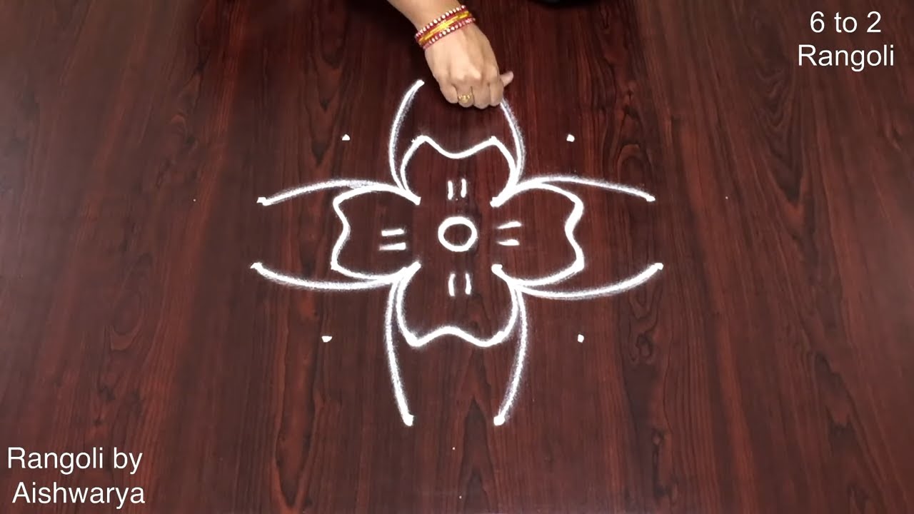 Six Dots Pongal Special Muggulu Designs