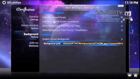 How to Change Backgrounds in XBMC/Kodi