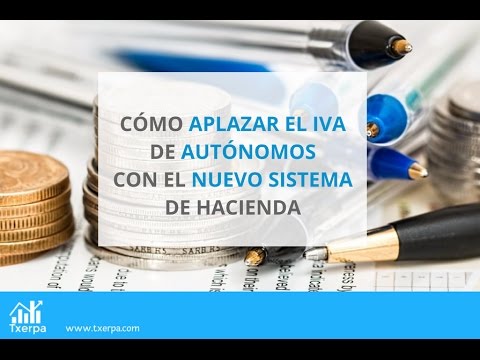 Cómo aplazar IVA o IRPF autónomos - YouTube