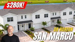Vero Beach New Townhomes UNDER $280k | Tour the San Marco in Venetian Grove by DR Horton