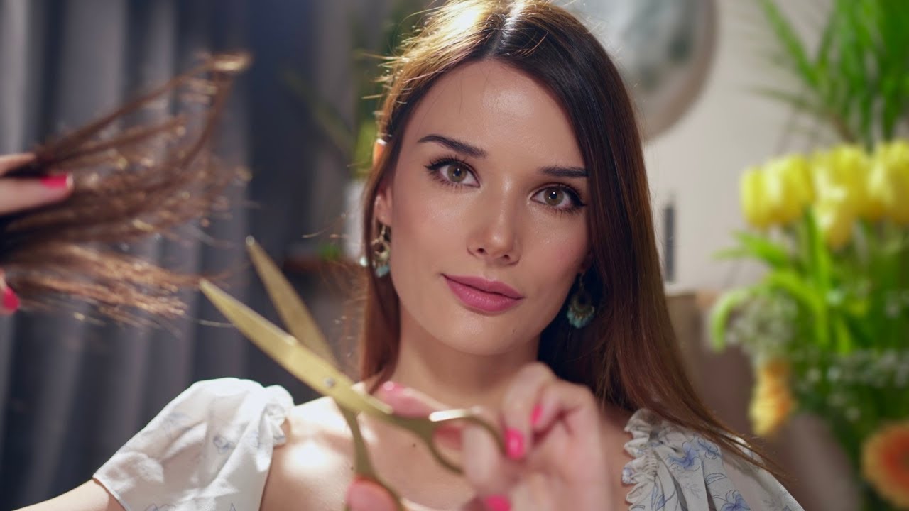 ASMR Realistic Hair Cut & Scalp Massage - Relaxing Roleplay for Sleep