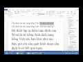 Chức Năng Dịch Thuật (Tự Điển) Trong Word Và Excel 2013