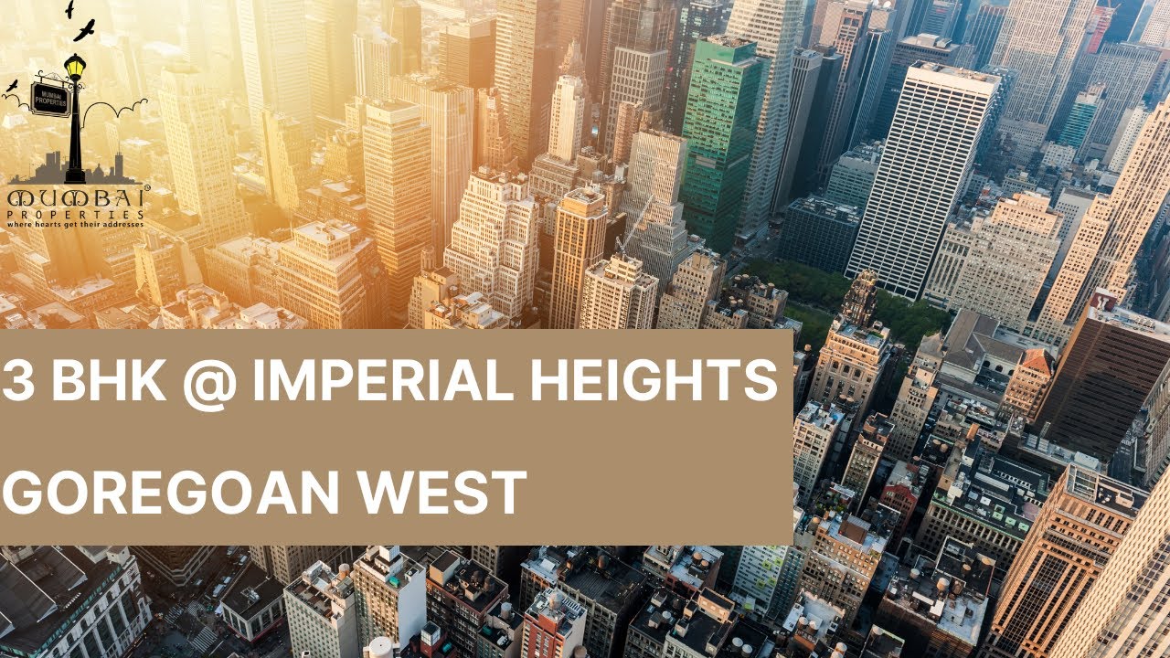 Elegant 3 BHK with Study Apartment For Sale Imperial Heights