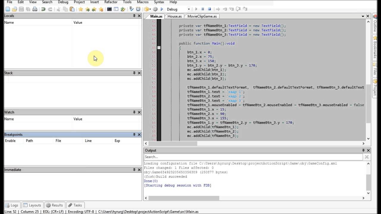 уроки actionscript 3.0 кнопки (урок_15) - YouTube