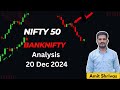 Nifty50 BankNifty Analysis 20 Dec 2024 #trading #stockmarket #nifty
