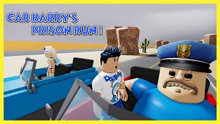 🚗POLİS BARRY'S YENİ ARABA ALDI BİZİ KOVALIYOR !!! | ROBLOX CAR BARRY'S PRISON RUN!