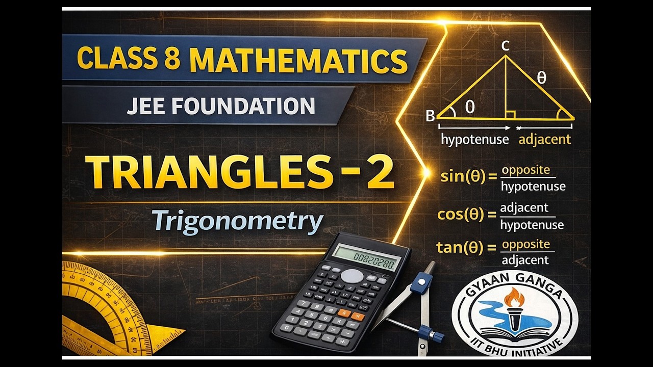 TRIANGLES 2 | TRIGONOMETRY BASICS | CLASS 8 | MATHEMATICS JEE ...