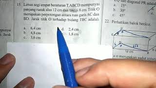 Contoh Soal Dimensi 3 - Matematika Wajib Kelas 12