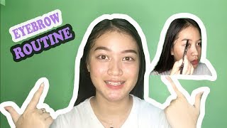 EYEBROW ROUTINE + TUTORIAL (Philippines) | Erika White