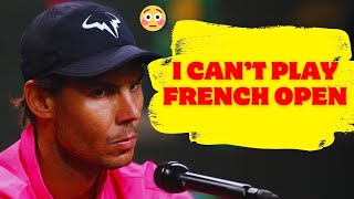 Rafael Nadal FINALLY REVEALS If He Is Playing French Open - Italian Open 2024