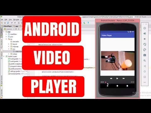 How To Make Video Player In Android Studio