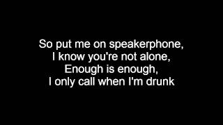 Video thumbnail of "Rixton - Speakerphone Lyrics"