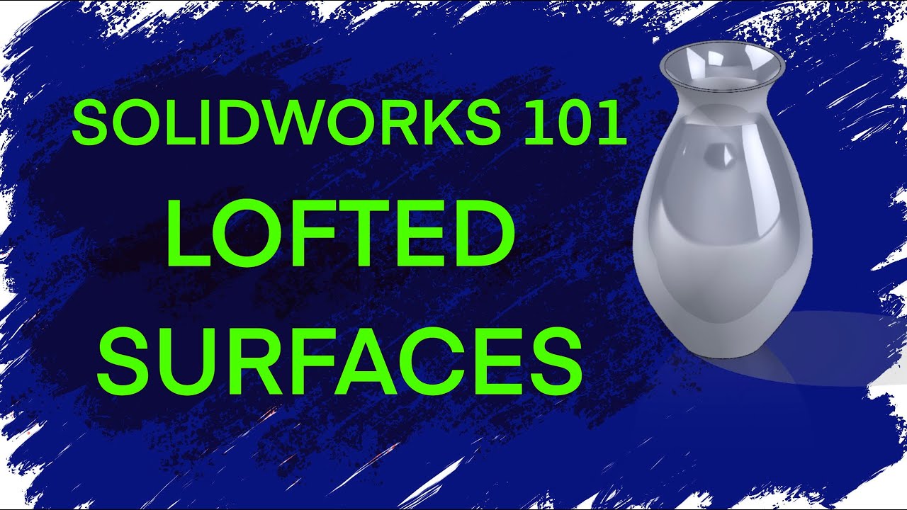 How to do Lofted Surfaces in SolidWorks - YouTube