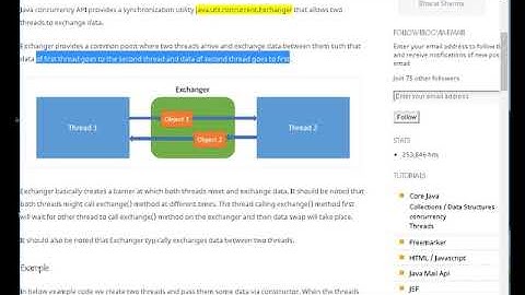 Exchanger in Java Explanation