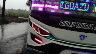 CINEMATIC BUS || BUS STJ 'IGUAZU' NGEBUT PAS HUJAN