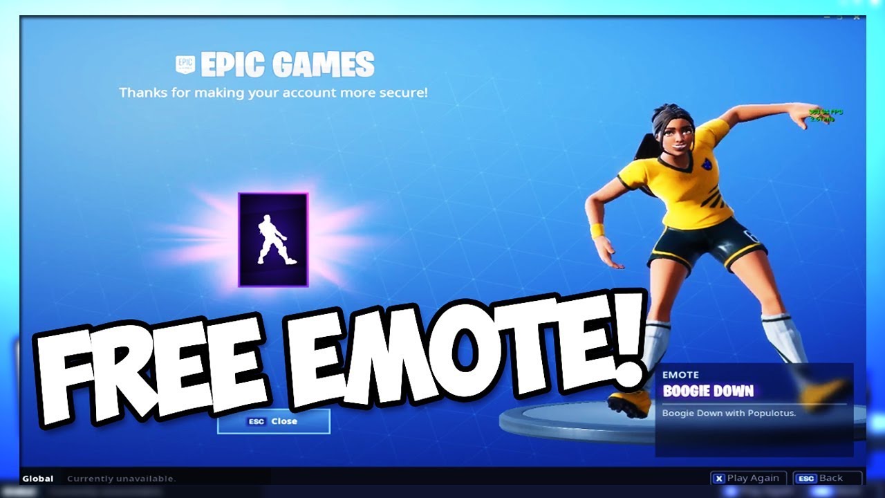 tutorial how to get free boogie down emote fortnite battle royale - fortnite boogie down emote code