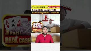 How to Earn Money from Teen Patti | Complete Guide with Rules & Regulations #teenpatti #shortvideo screenshot 2