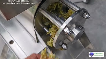 MÁY VẮT NƯỚC CỐT KHÓM NGUYÊN CHẤT - ĐIỆN CƠ XANH 0984467870