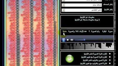 القران الكريم بصوت أكثر من 250 قارئ فى برنامج صغير5 ميجا