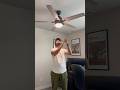 Want to see me install a ceiling fan? 😏 #DIY #diylife #homeimprovement #ceilingfan #doityourself