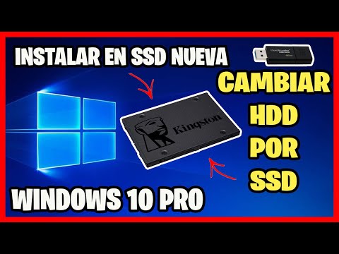 Video: ¿Cómo reinstalo Windows 10 en una nueva SSD?