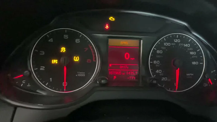 How to reset TPMS light on 2011 Audi