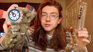 smoking a gram of weed as fast as i can *bong rips*