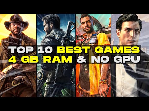 Top 10 Best PC Games For 4 GB RAM (No Graphics Card Required) // Best Low End PC Games