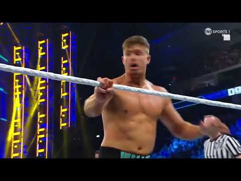 Grayson Waller Austin Theory Vs Rey Mysterio Santos Escobar WWE Smackdown 9 1 23 Full Match