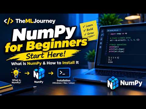 NumPy for Beginners — Start Here! | What Is NumPy & How to Install It