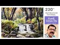 How to draw a Watercolor painting with simple methods | Landscape painting | Sunil Linus De