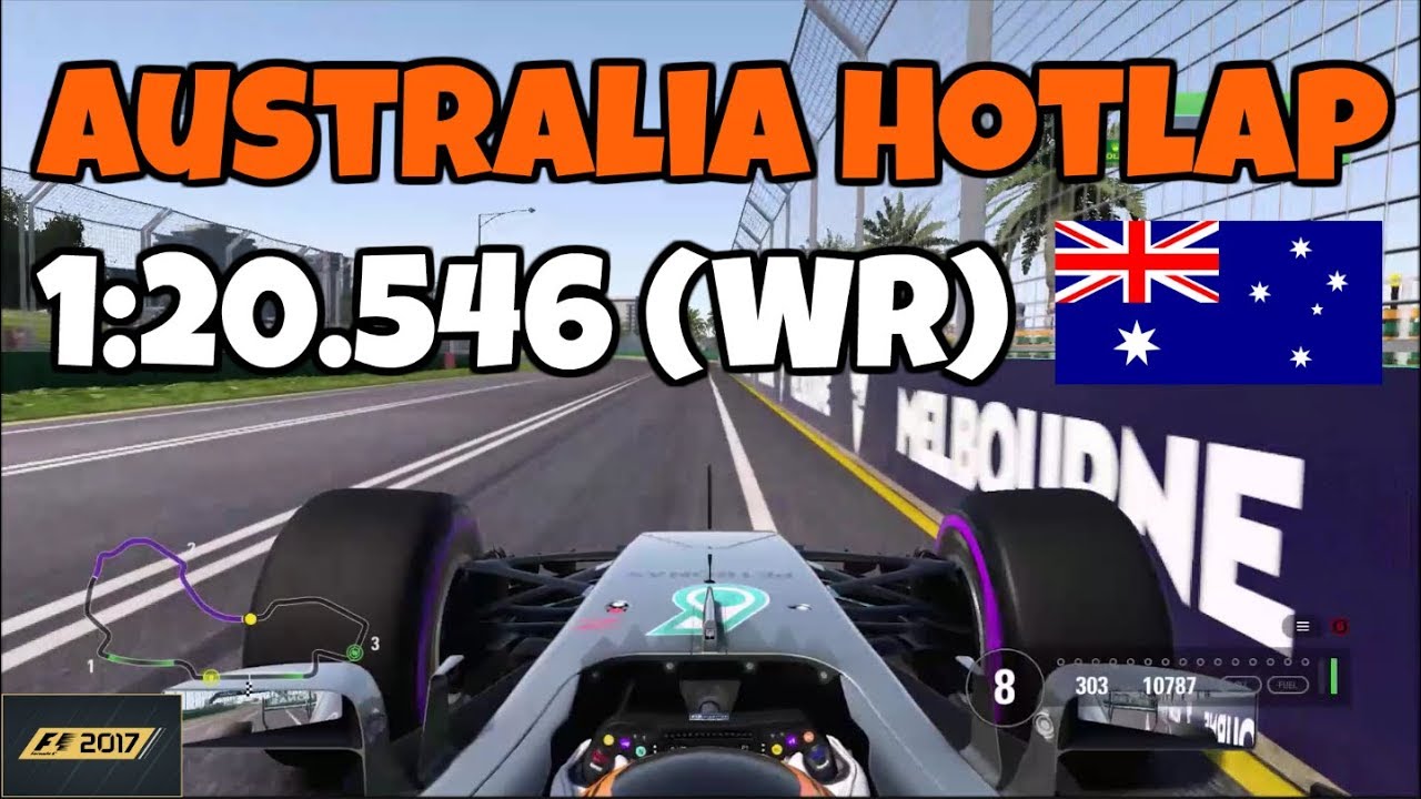 F1 2017 Australia Hotlap Setup 1 20 546 World Record Youtube