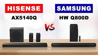 Hisense AX5140Q vs Samsung HW-Q800D Dolby Atmos DTS:X Soundbar Comparison &amp; Review