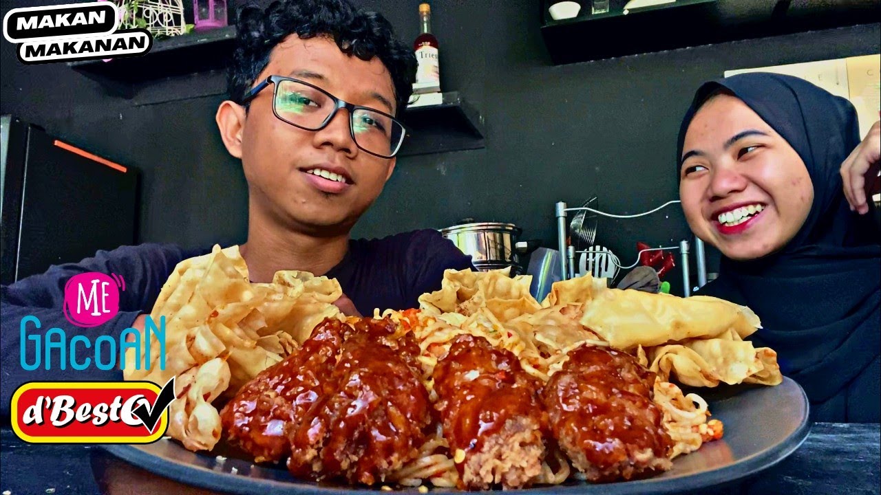 MUKBANG MIE GACOAN LEVEL 6 + SADAS D'BESTO LEVEL 3 | SAMPAI CEGUKAN PARAH!! | PEDES GILA
