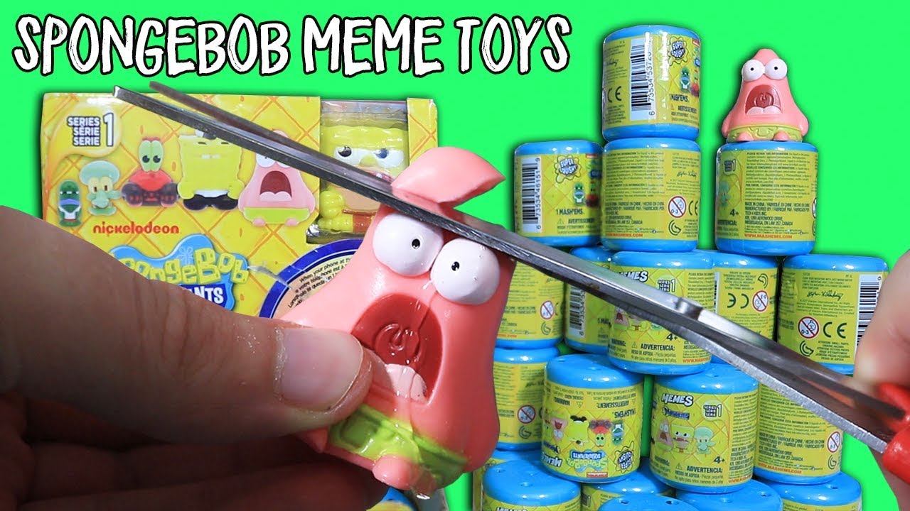 30 Spongebob Meme Toy Capsules - (Yes, actual meme toys) - YouTube