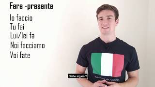 Fare -present tense (FUN examples)│Learn Italian screenshot 4