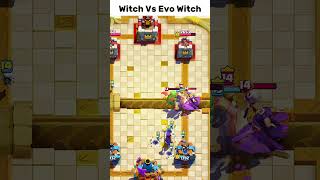 Witch Vs Evo Witch and GK💥 #youtubeshorts #gameplay #ytshorts #clashroyale #witch #goldenknight
