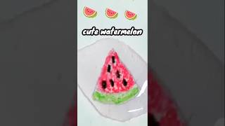 Watermelon Drawing Floating in Water 😍 Easy Art Experiment | Watermelon Drawing Water Experiment ✨