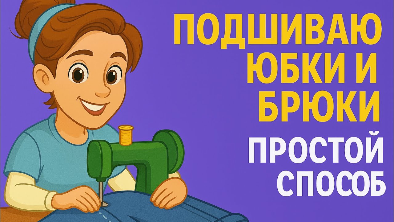 Как подшить брюки и джинсовую юбку — быстро, ровно и своими руками