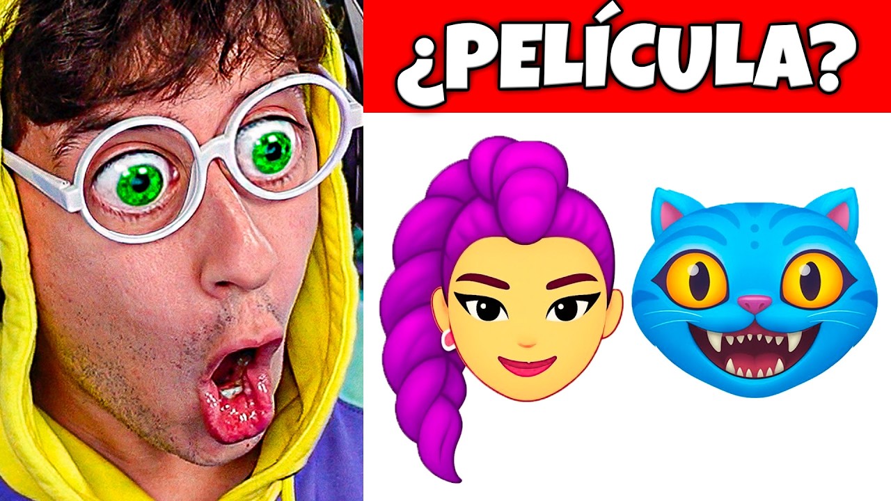 ADIVINA LA PELÍCULA con EMOJIS 😈😹!!! (Competición VS mi Novia)