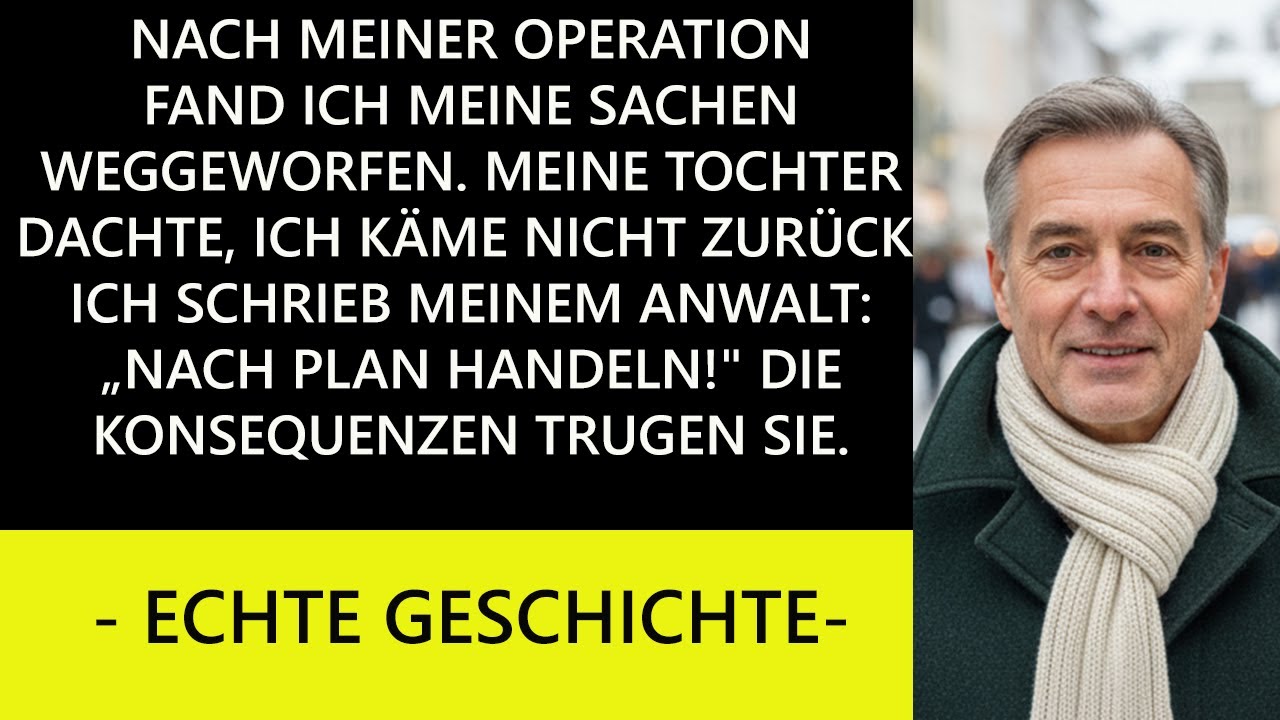 Meine Tochter warf meine Sachen weg, weil sie dachte, ich würde nicht zurückkehren!