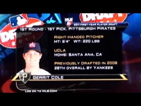 2011 MLB Draft: 1st Overall Pick Gerrit Cole Full Coverage