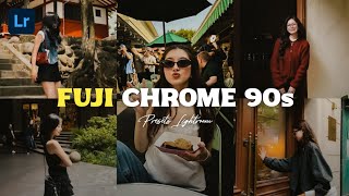 LATEST 90s FUJI CHROME PRESETS 2026 | 50  FREE LIGHTROOM PRESETS | LIGHTROOM TUTORIAL