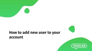 How to add new user to your account