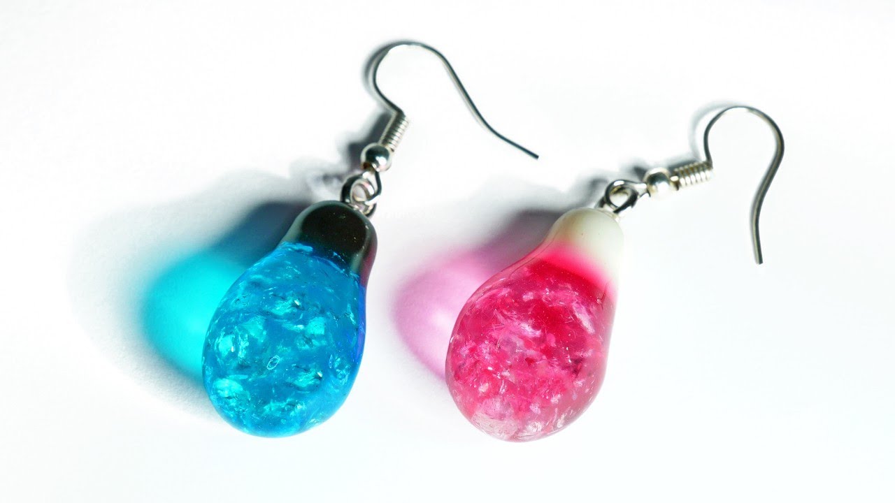How To Make Prince Rupert's Drop EARRINGS / Easy Way / Resin Art YouTube