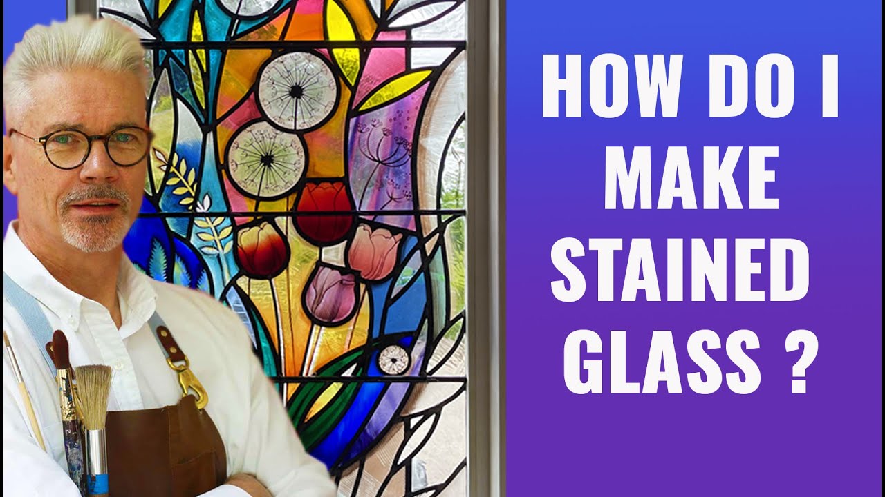 DIY STAINED GLASS WINDOW – Paint a Beautiful Stained Glass Window