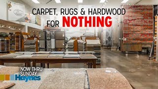Free Tv With 999 Of Carpet, Rugs Or Flooring At Haynes